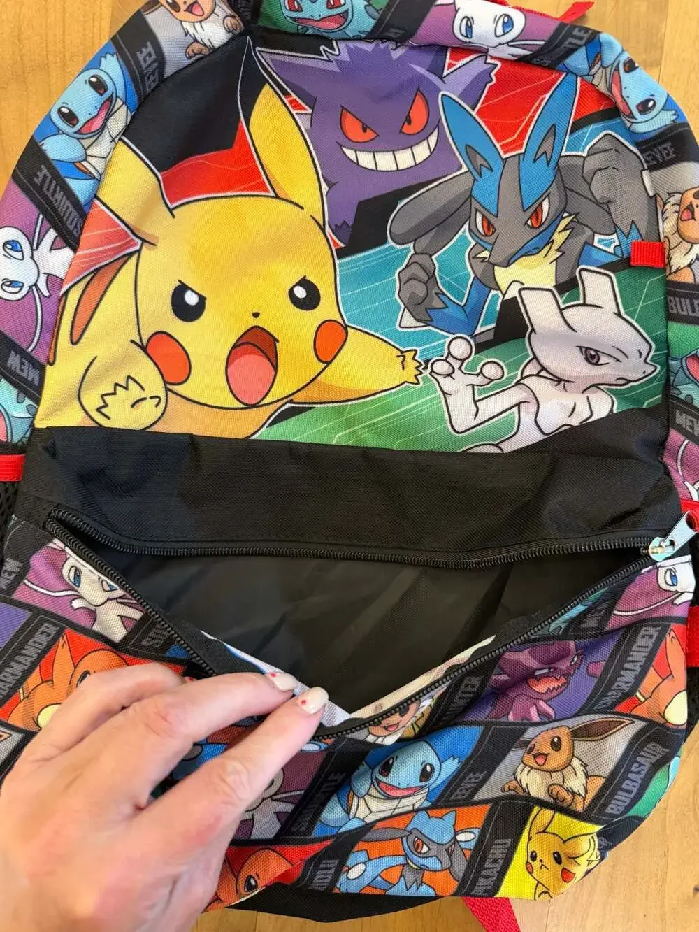 Bioworld Pokemon Character All-Over Print Kids 16-Inch Backpack